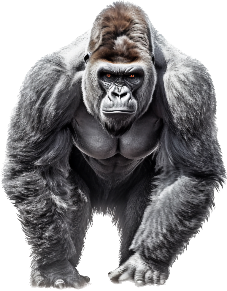 gorilla png med ai genererad.