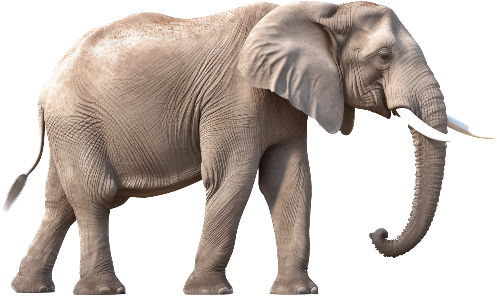 elefante png con ai generato.