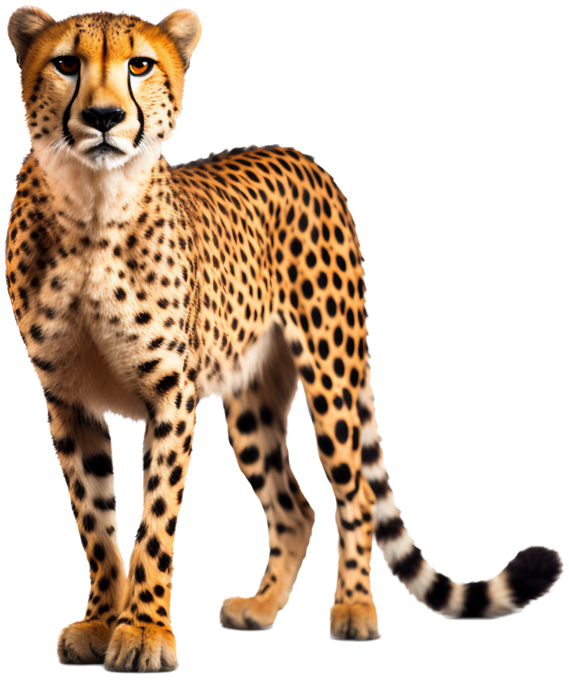 leopardo png con ai generado.