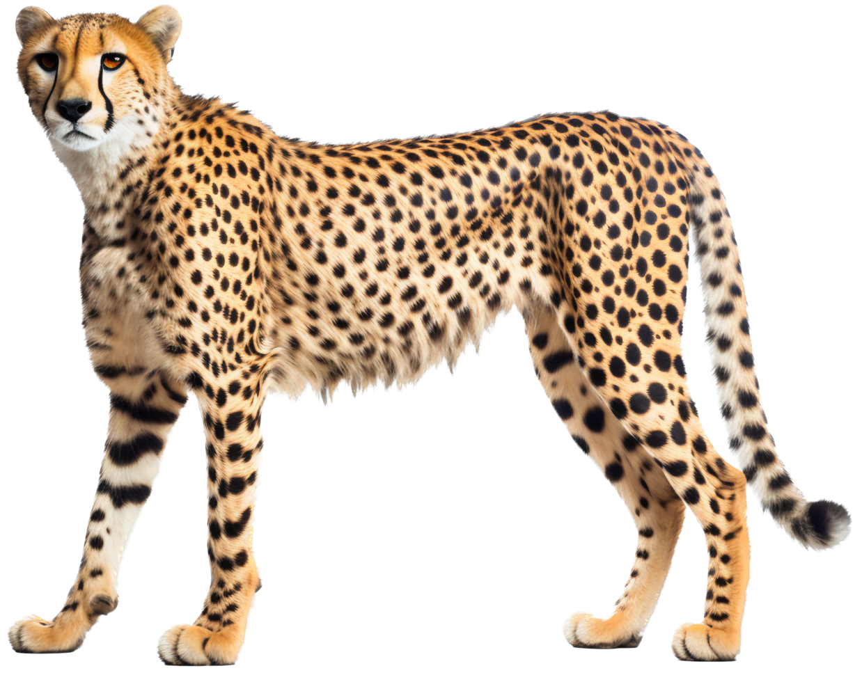 leopardo png con ai generado.