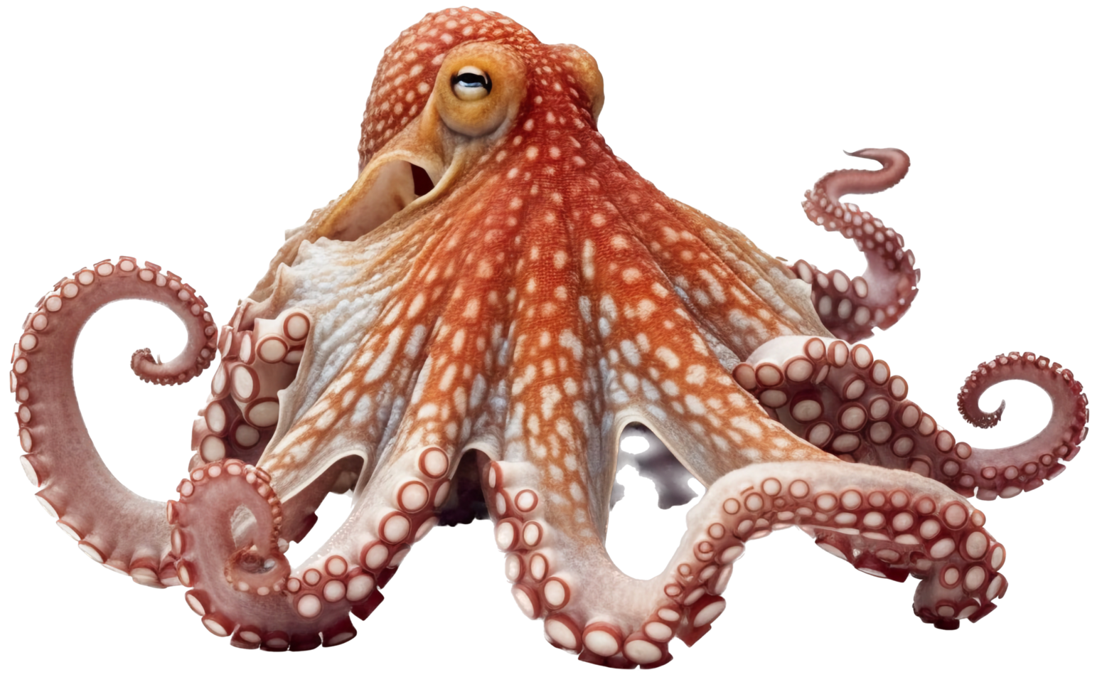 Octopus PNG met ai gegenereerd.