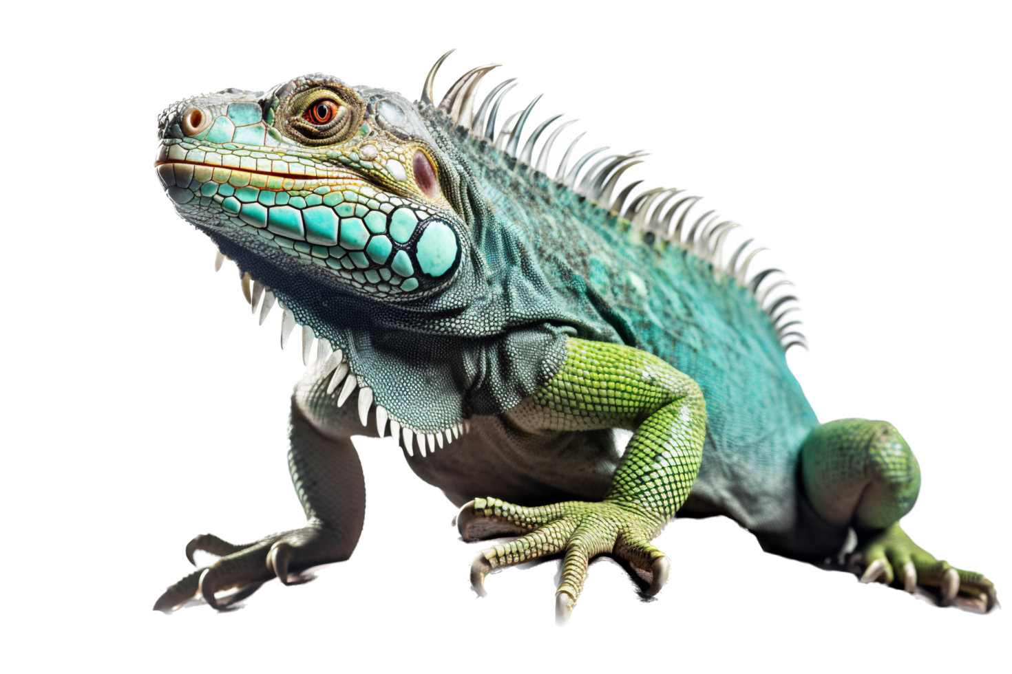 Iguana with . png