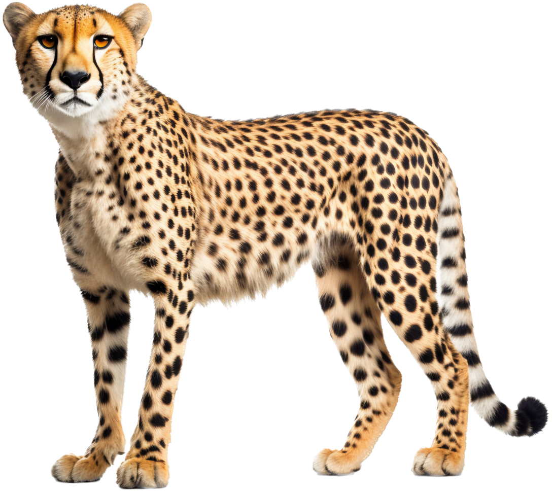 gepard png med ai genererad.