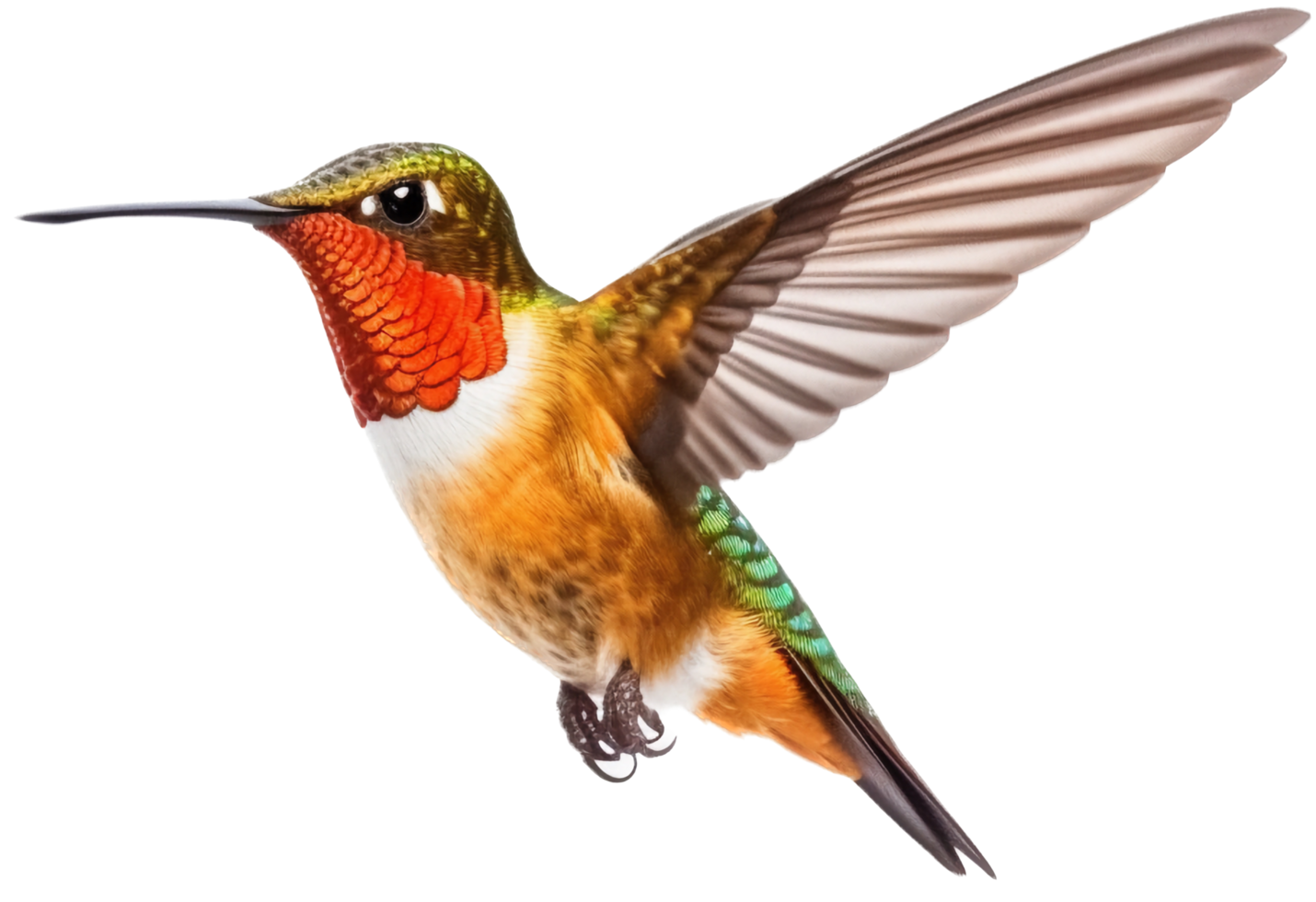 Hummingbird with . png