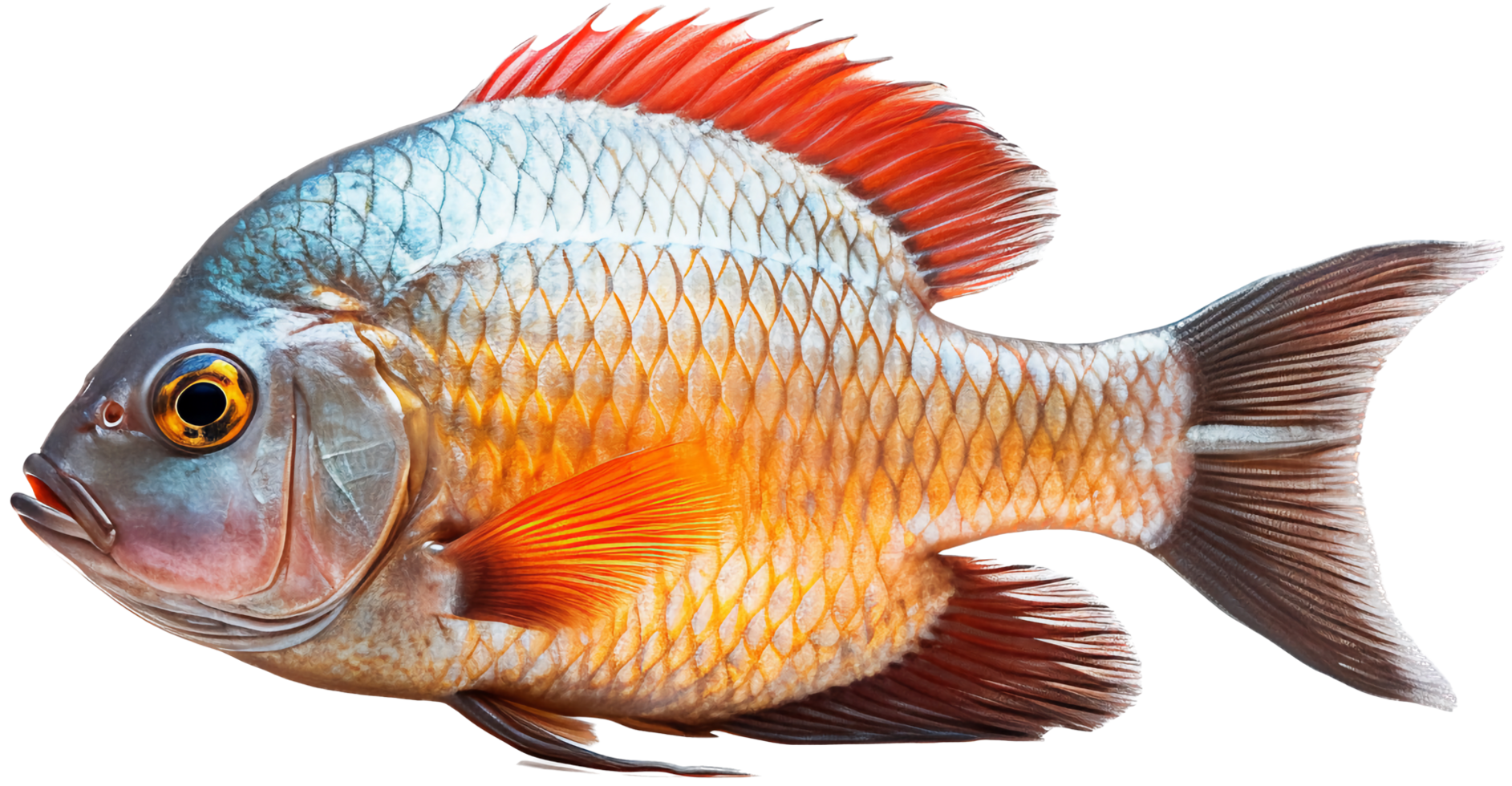 Fish png with AI generated