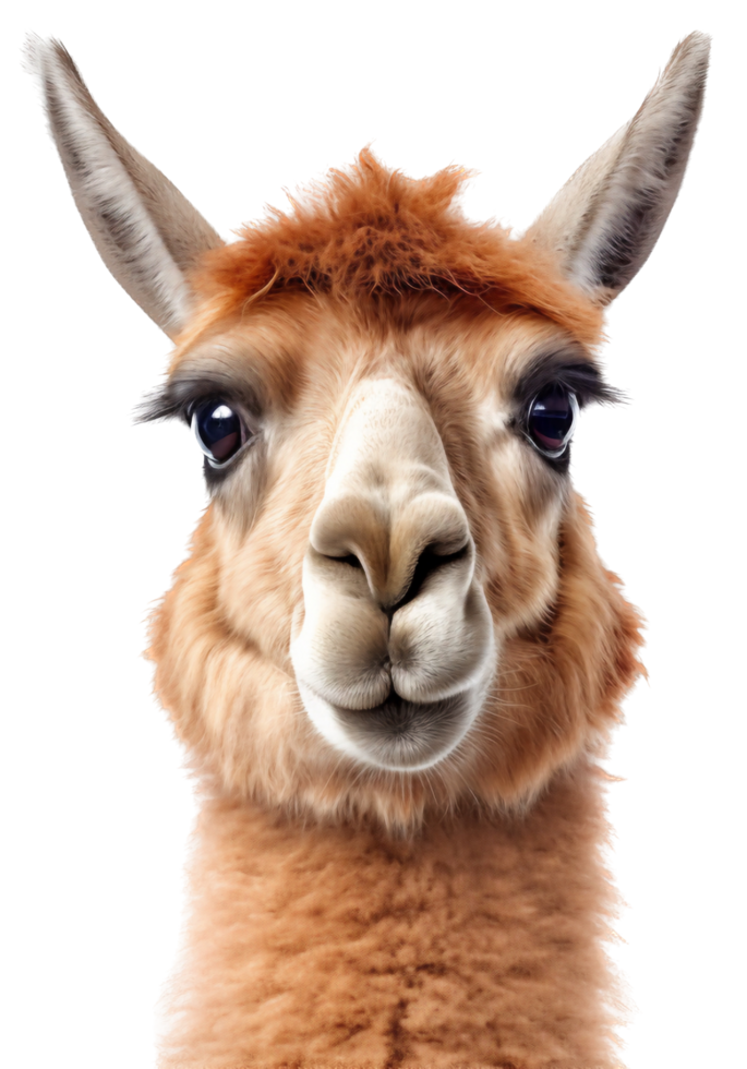 Llama png with AI generated