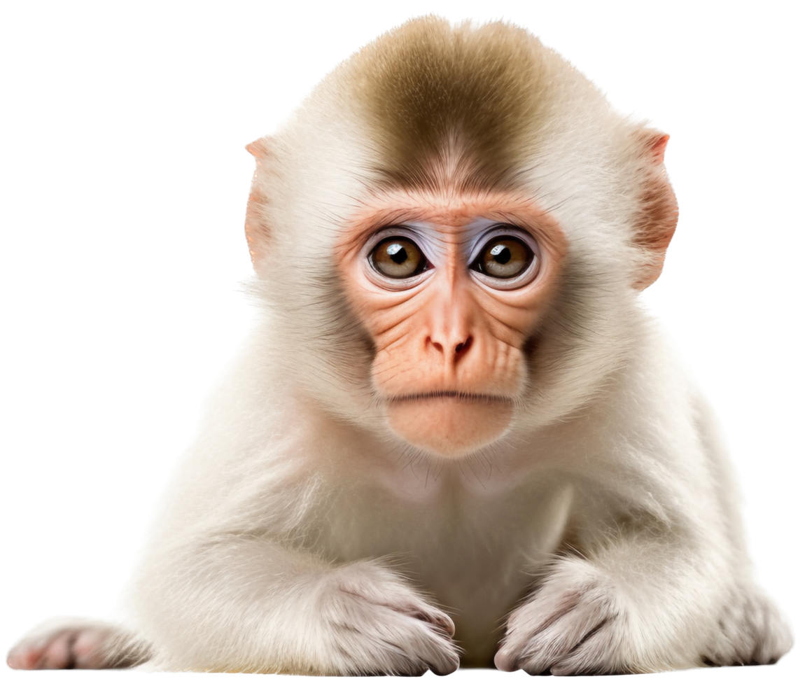 Monkey png with AI generated