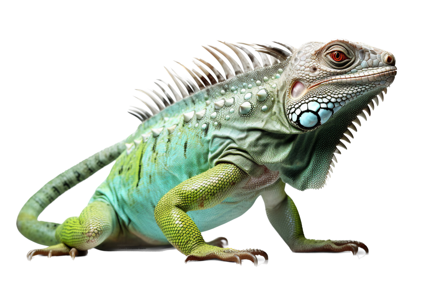 iguana png con ai generato.