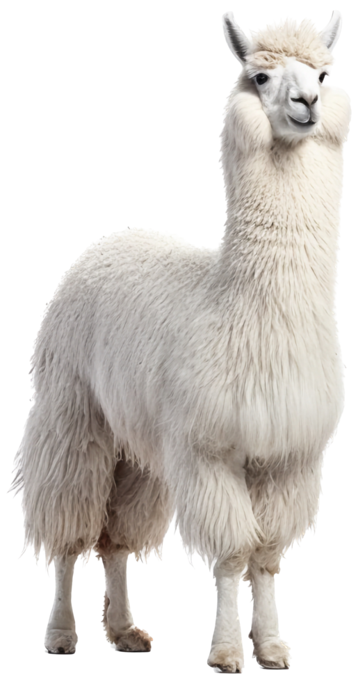 Llama png with AI generated