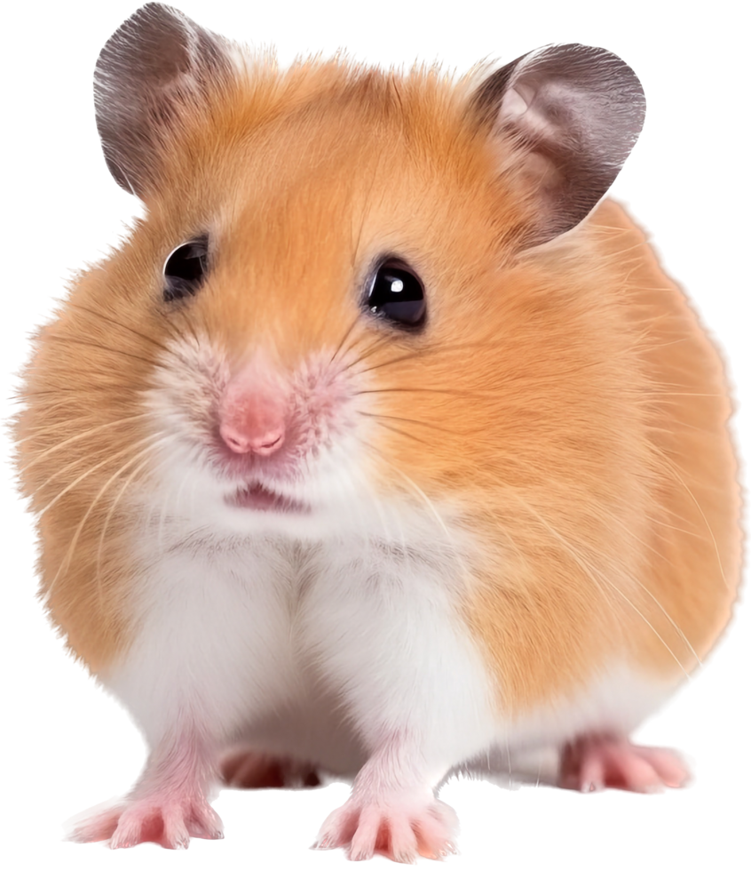 hamster png com ai gerado.