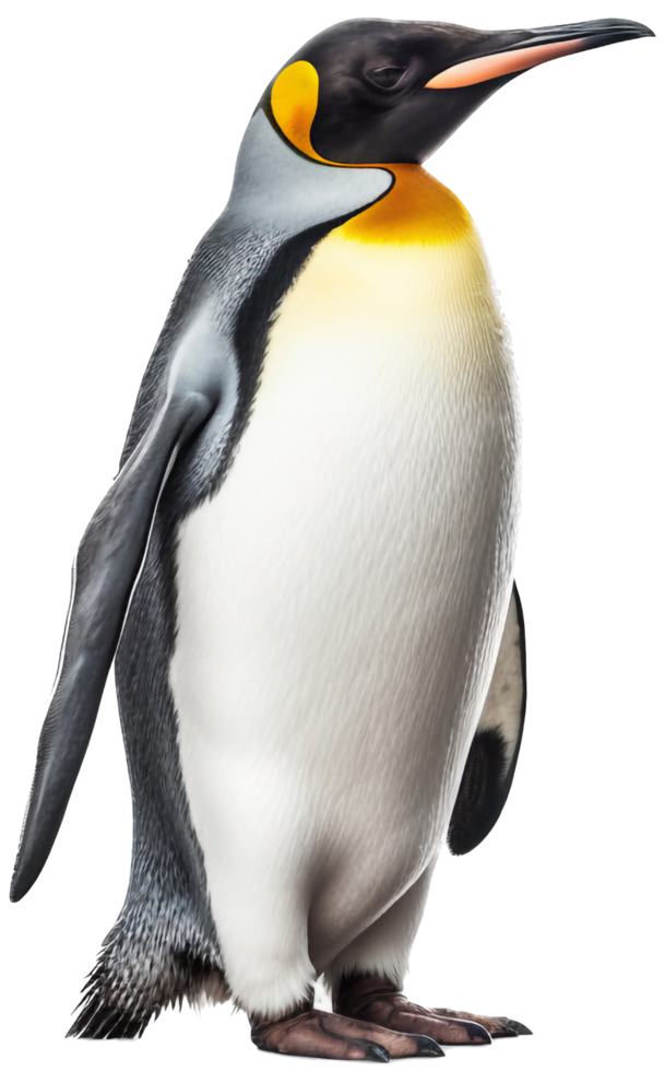 Penguin png with AI generated.