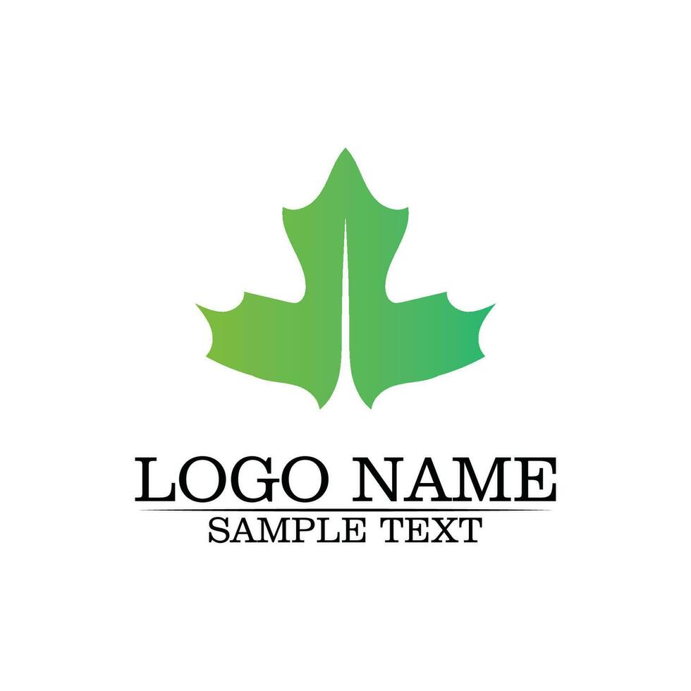 Eco Tree Leaf Logo Template vector