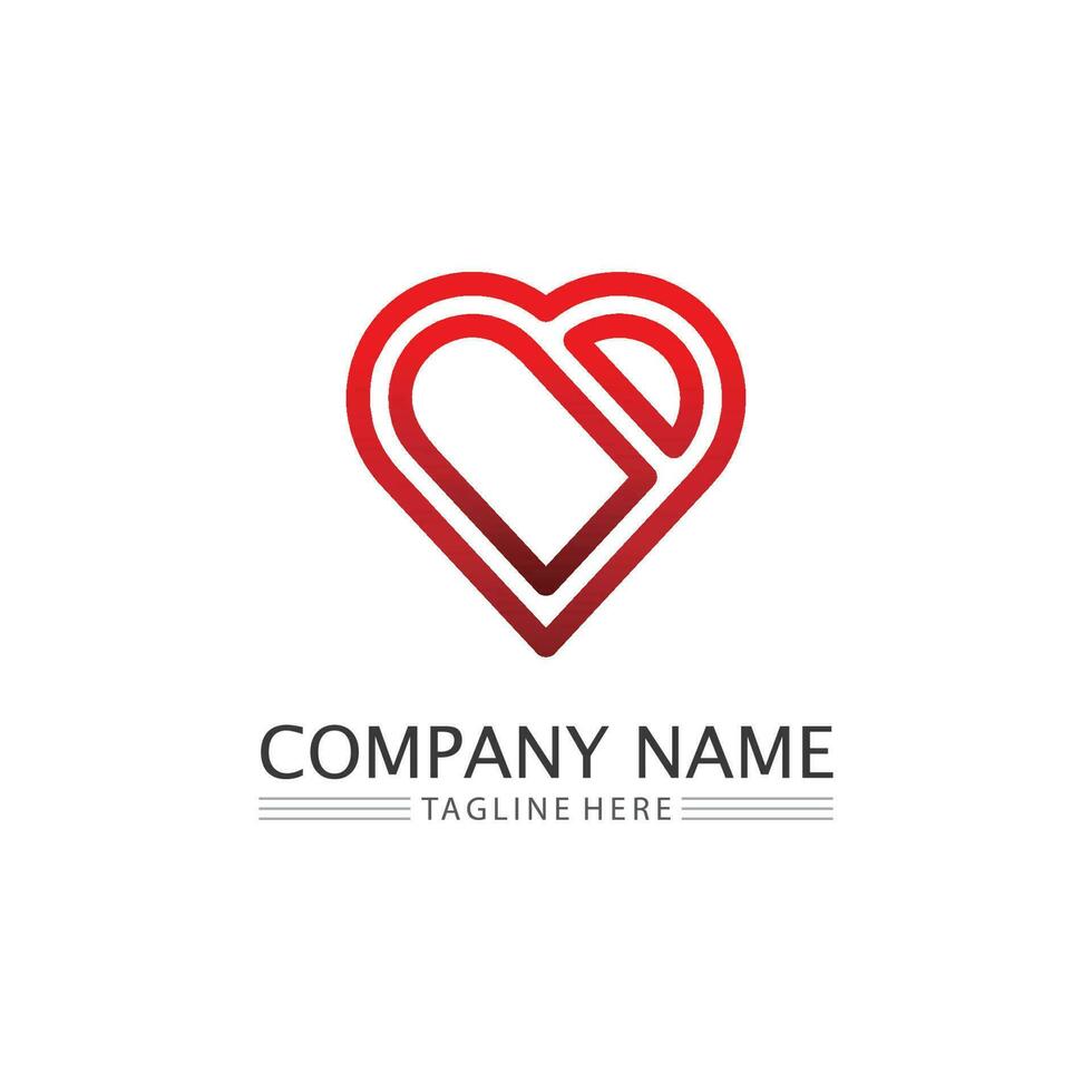 Beauty Love Vector illustration design