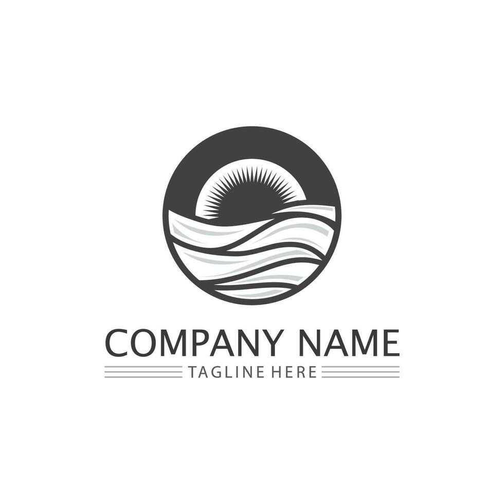 Water drop Logo Template vector