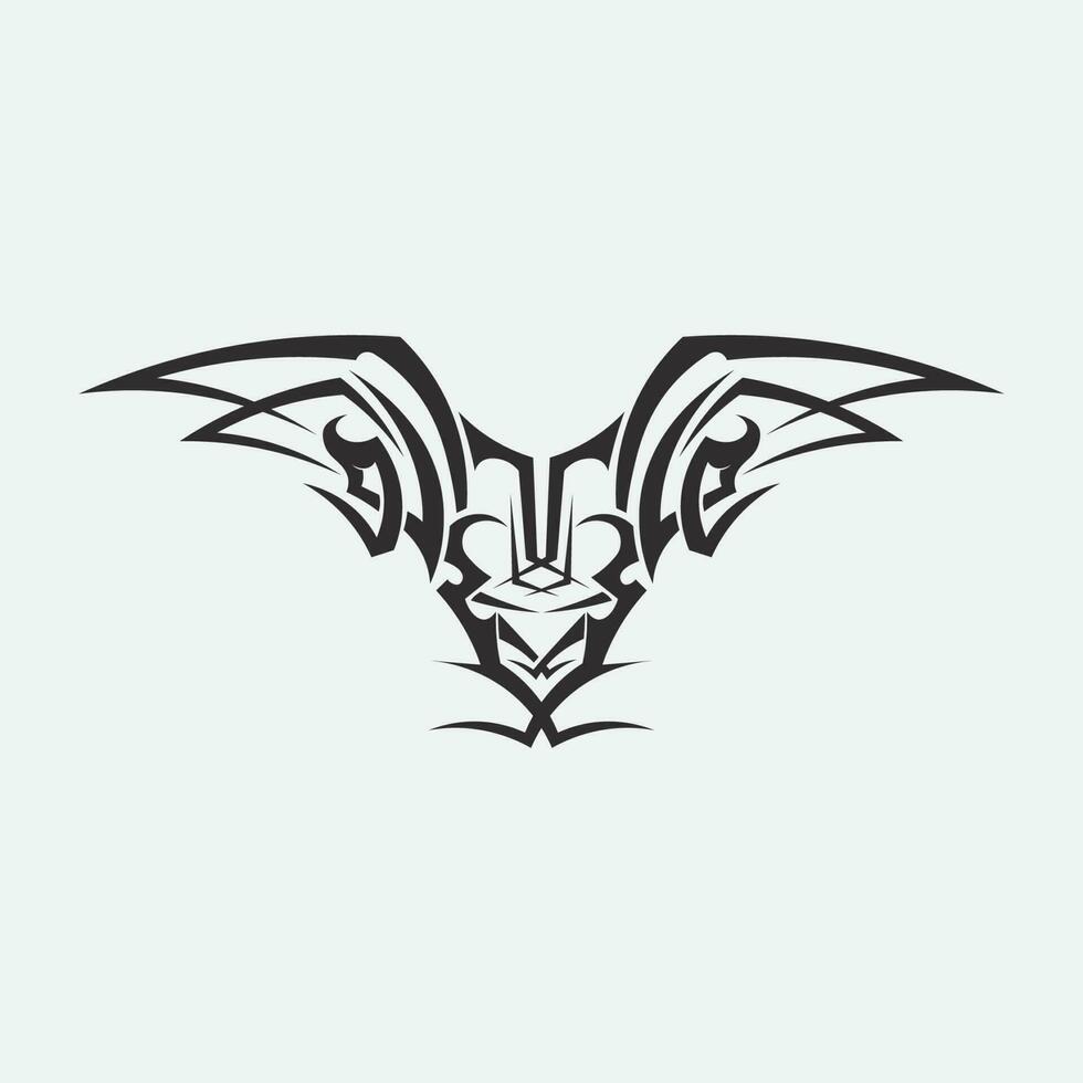 tribal, clásico, negro, étnico, tatuaje, icono, vector, ilustración, diseño, logotipo vector