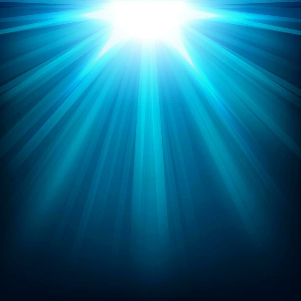 Blue Lights Shining background, Vector Illustration