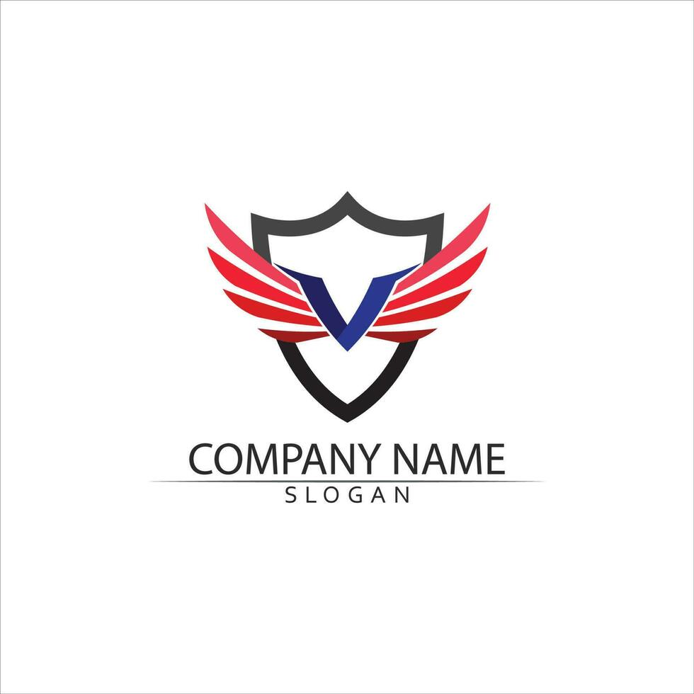 Falcon Logo Template vector