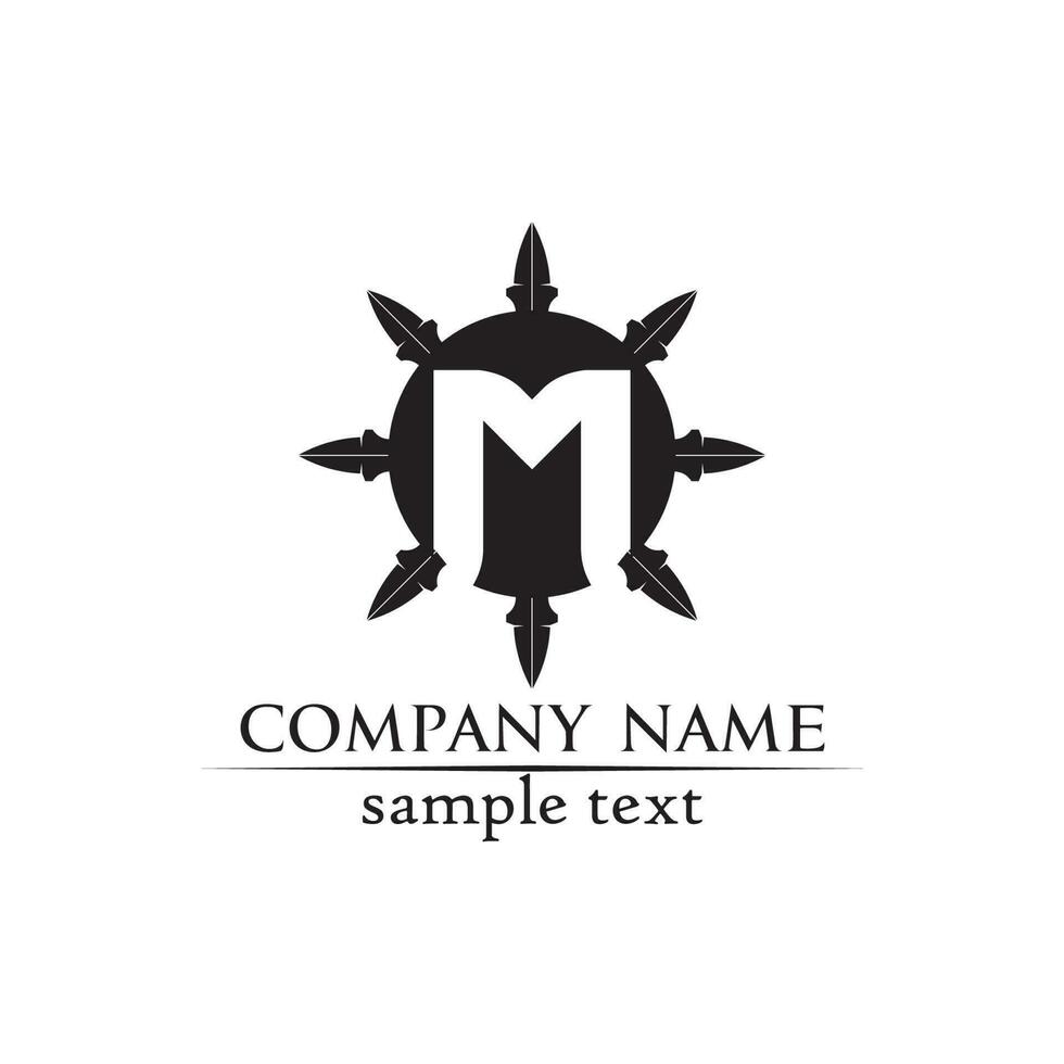 Letter M vector icons such logos