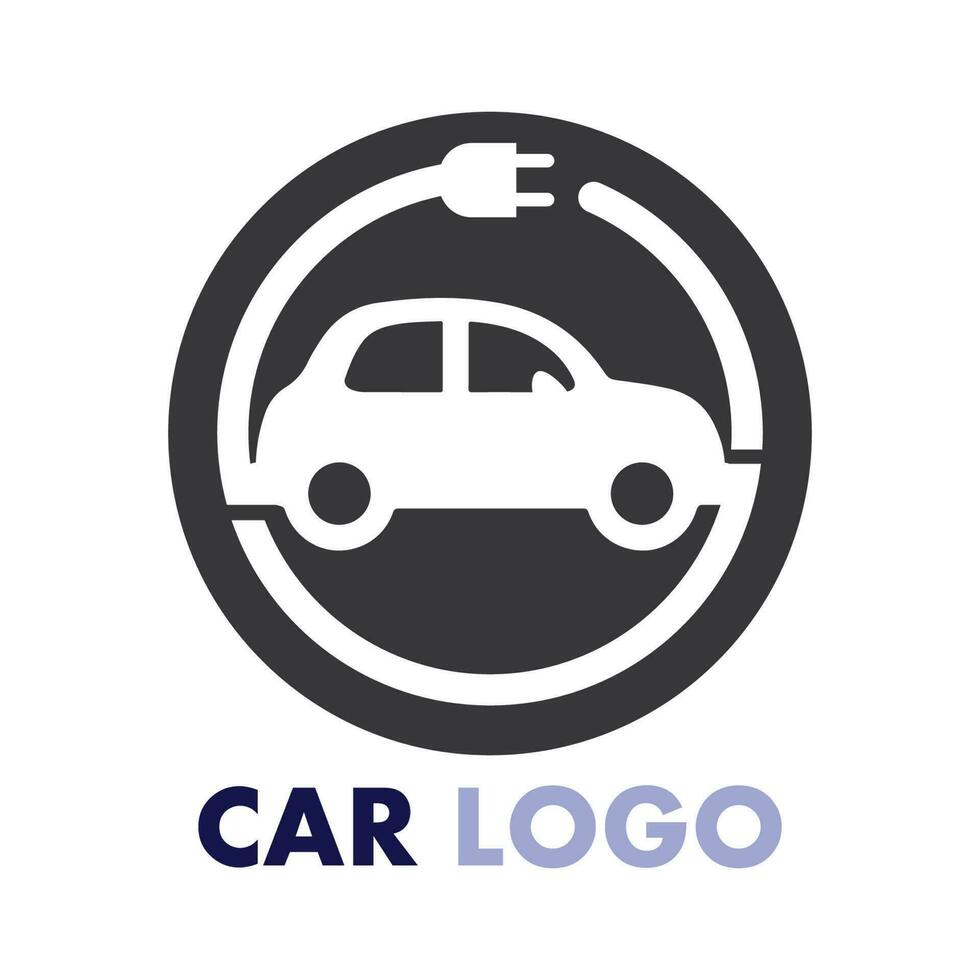 Auto car logo design with concept sports car vehicle icon silhouette.Vector illustration design template. vector