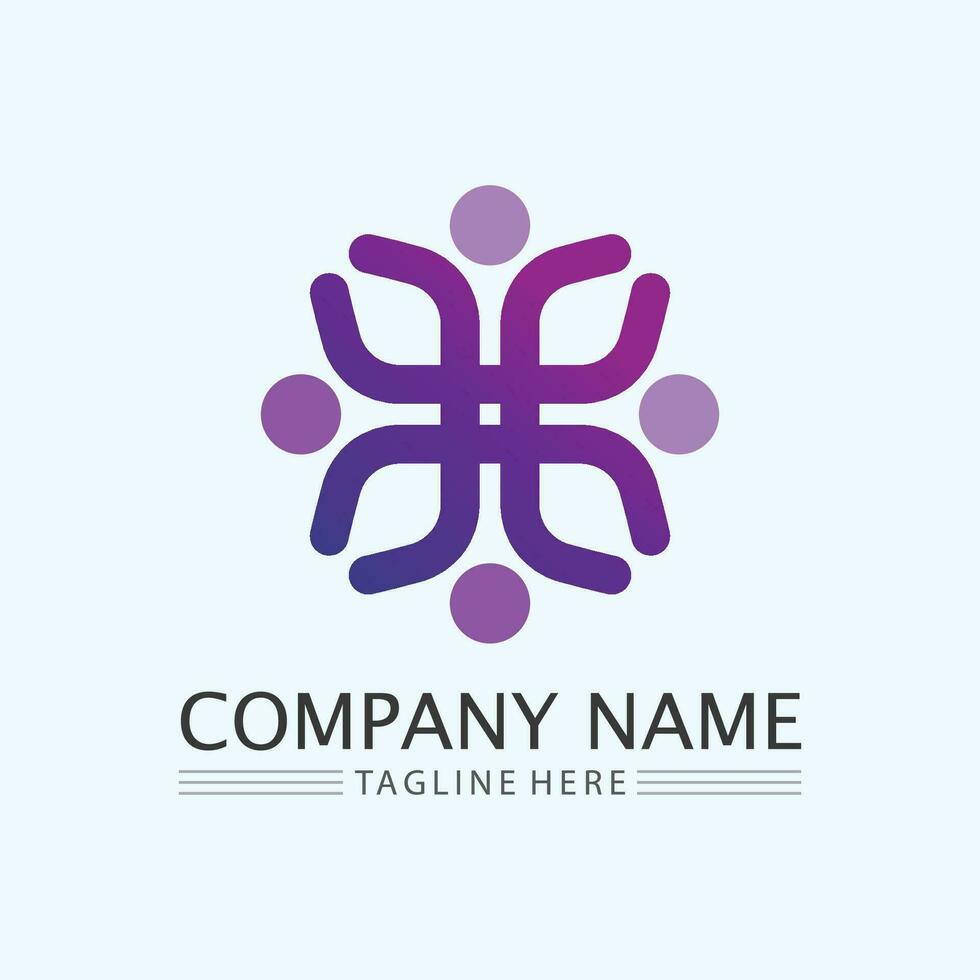 people logo design.fun people,healthy people,sport,community people symbol vector illustration