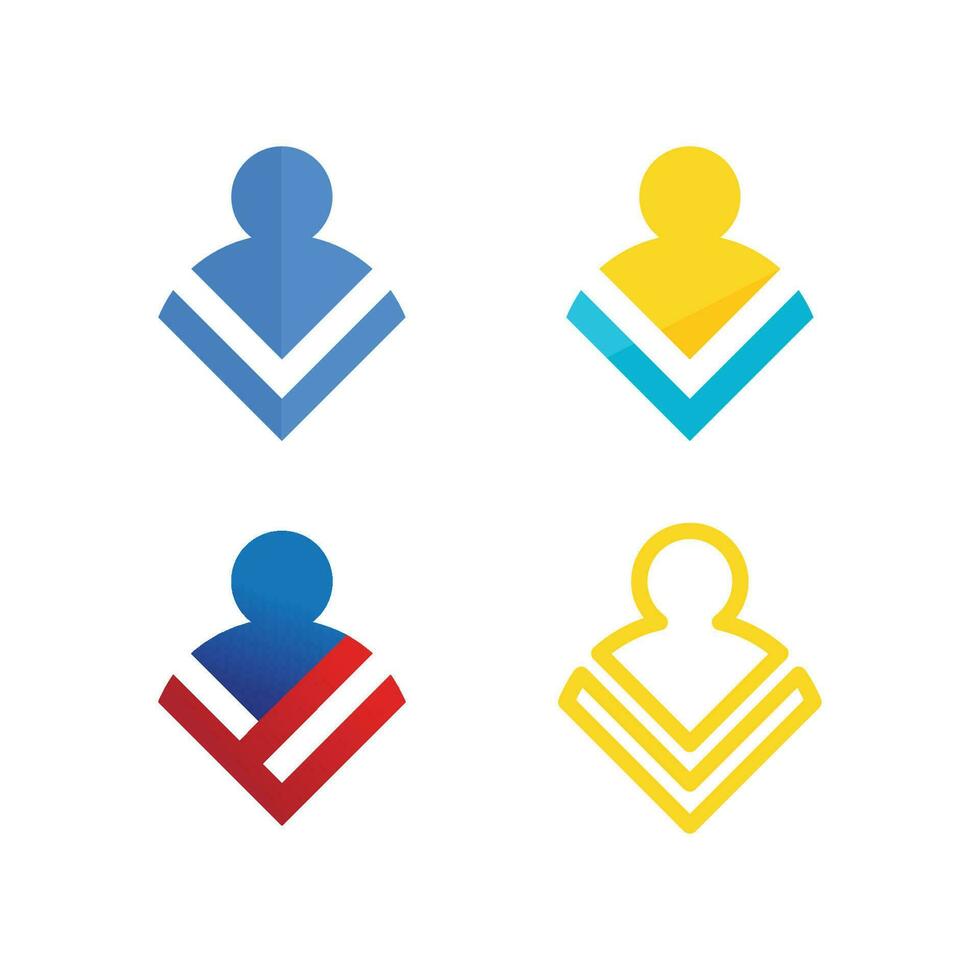 people Community,care group network and social icon design template vector