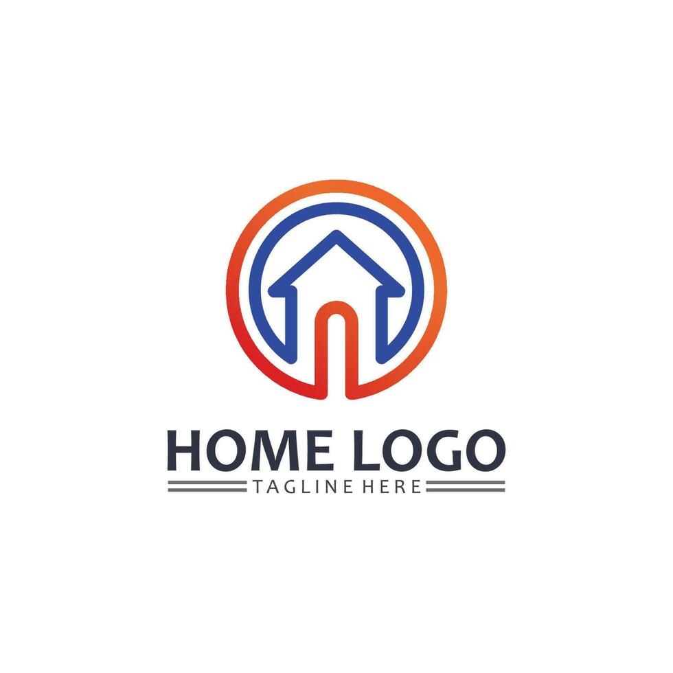 Home and house logo design vetor, logo , architecture and building, design property , stay at home estate Business logo, Construction Graphic, icon home logo vector