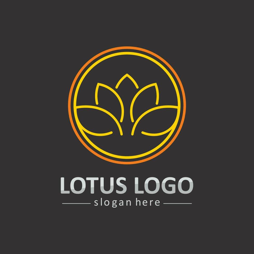 Beauty Vector lotus icon