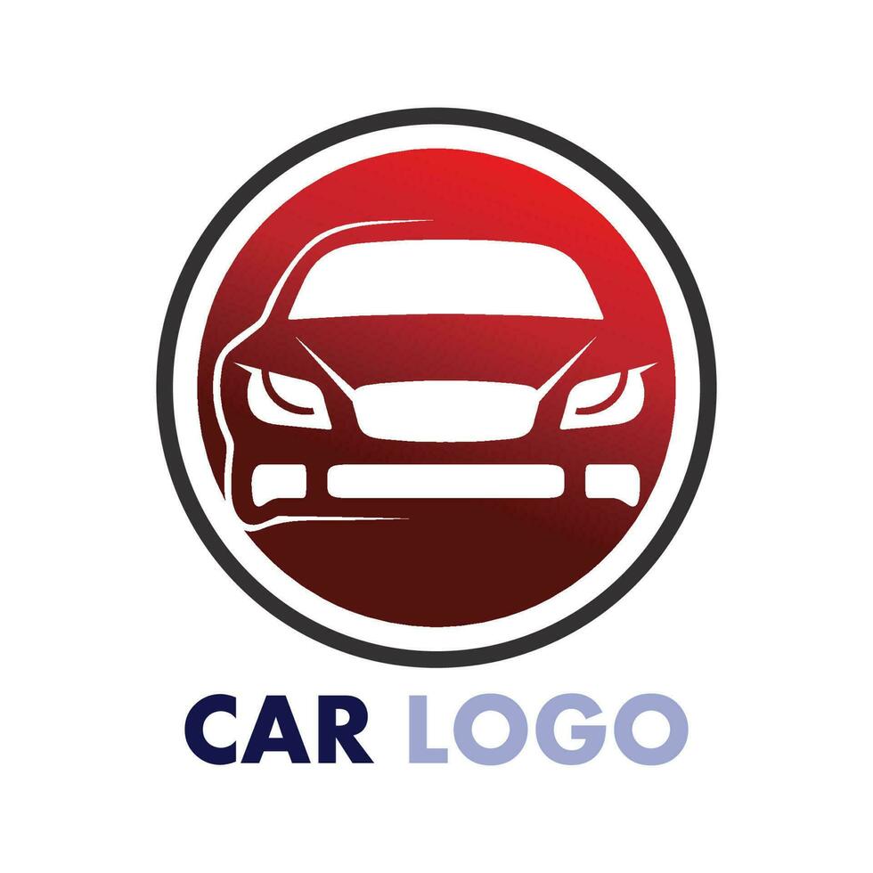 Auto car logo design with concept sports car vehicle icon silhouette.Vector illustration design template. vector