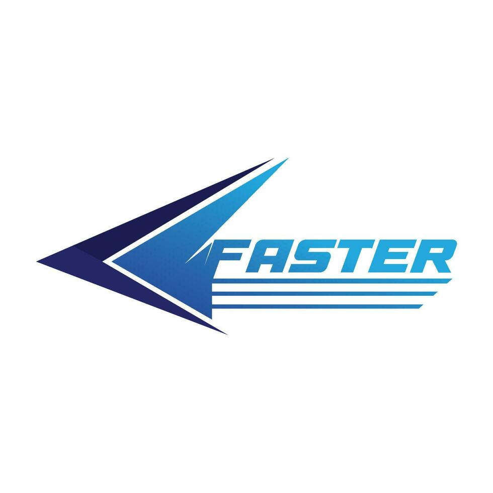 Faster Logo Template vector icon