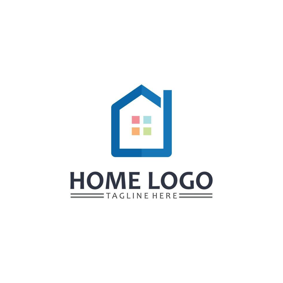 hogar y casa logo diseño vetor, logo , arquitectura y edificio, diseño propiedad , permanecer a hogar inmuebles negocio logo, construcción gráfico, icono hogar logo vector