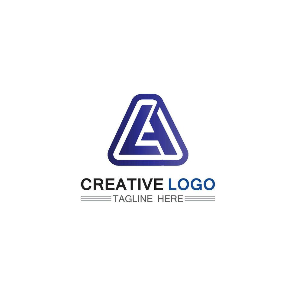 una plantilla de logotipo de letra vector