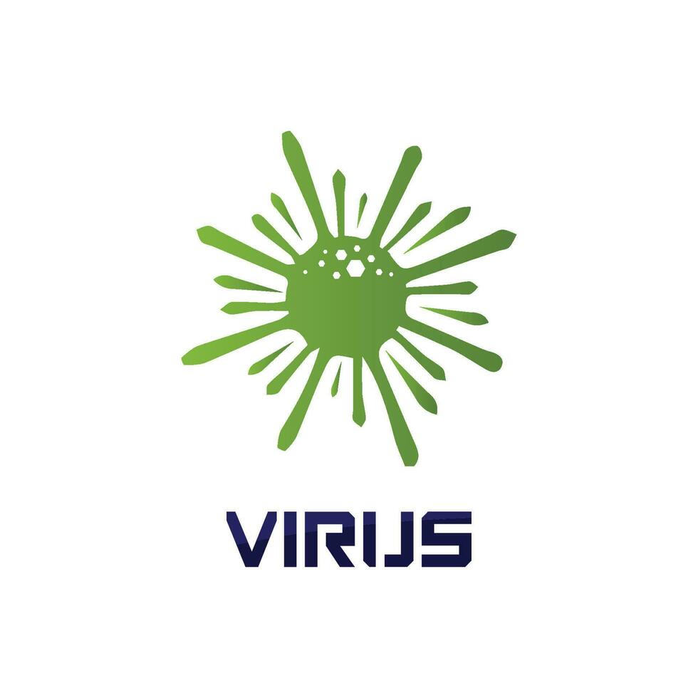 virus corona vector de virus y diseño de máscara logo vector viral y símbolo de icono de diseño