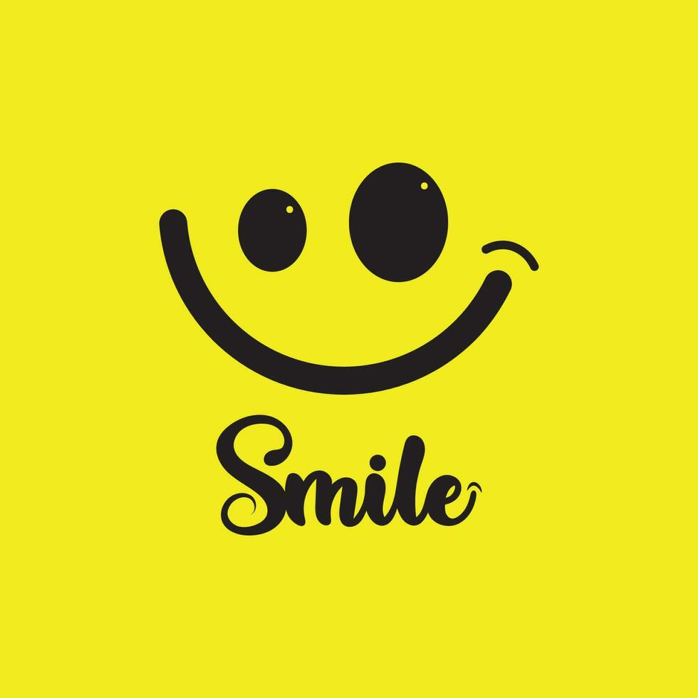 smile icon, smile, logo vector design happy emoticon Business, funny design and vector emoji happiness