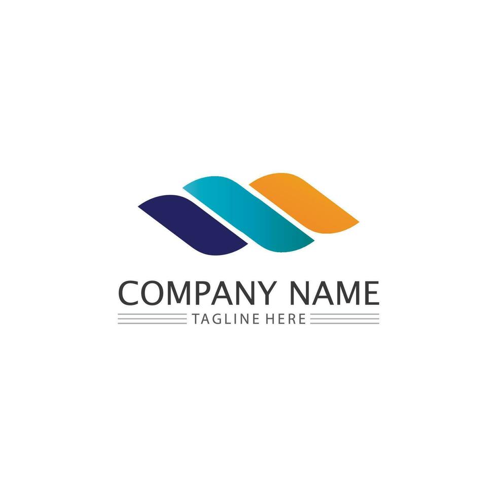 tipo de logotipo diseño vectorial negocio, empresa, identidad, icono de estilo logotipo creativo vector
