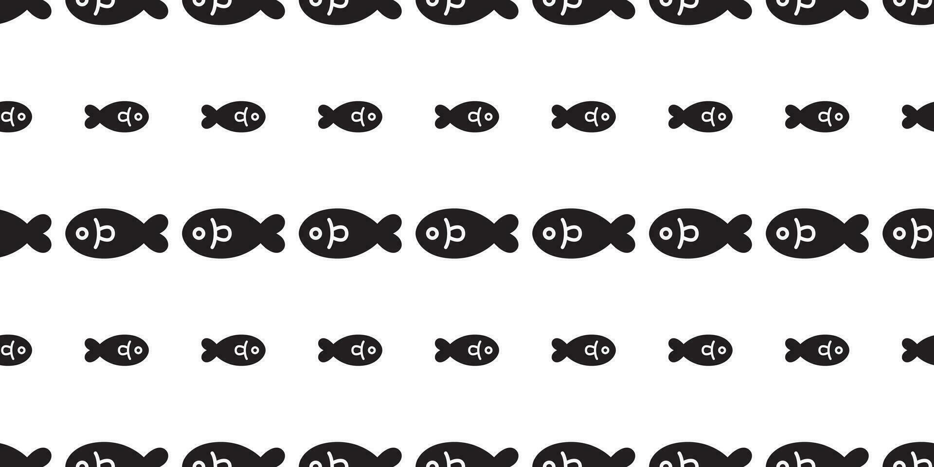 fish seamless vector salmon pattern shark fin dolphin whale repeat scarf isolated tile background repeat wallpaper cartoon illustration