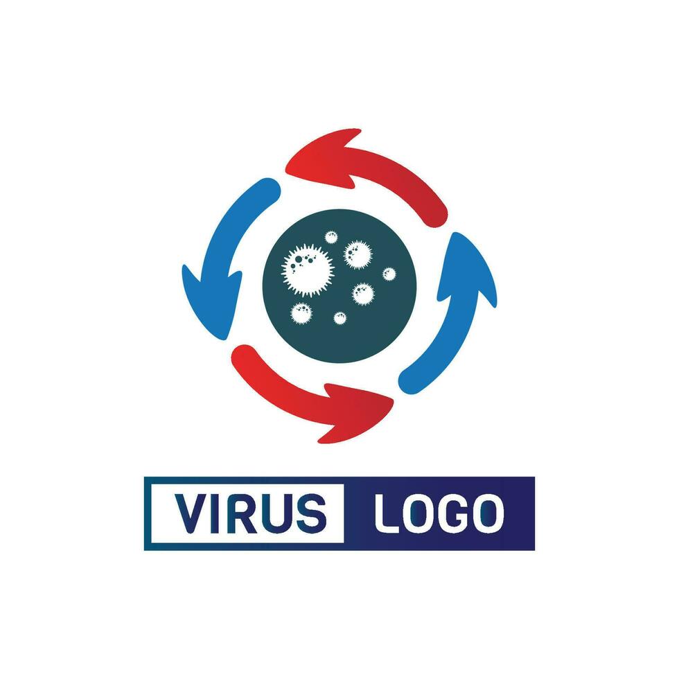 virus corona virus vector and mask design logo viral vector and design icon symbol