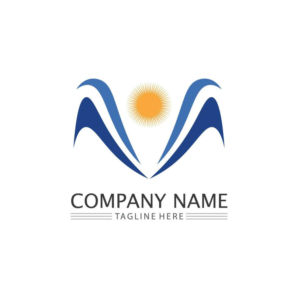 Business icon and logo design vector