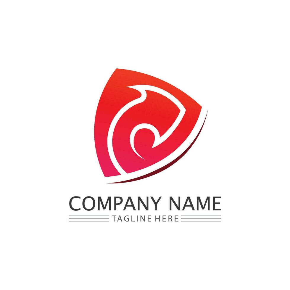 Arrow logo  design vector for music, media, play, digital audio and speed, finance, business template logo