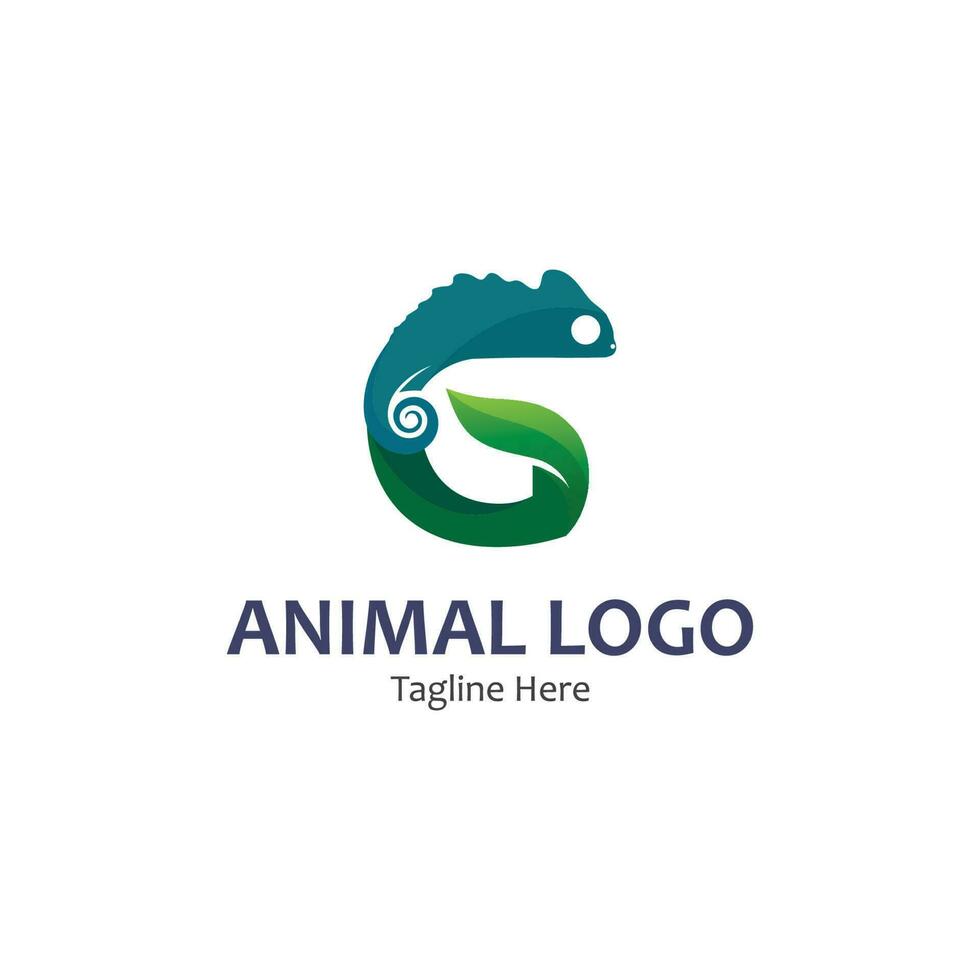 animal vector lizard salamander gecko crocodile and reptiles design logo