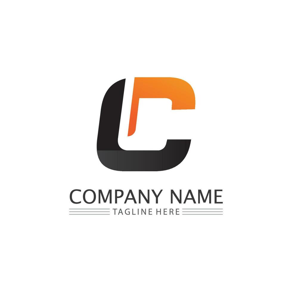 C Letter Logo Template vector