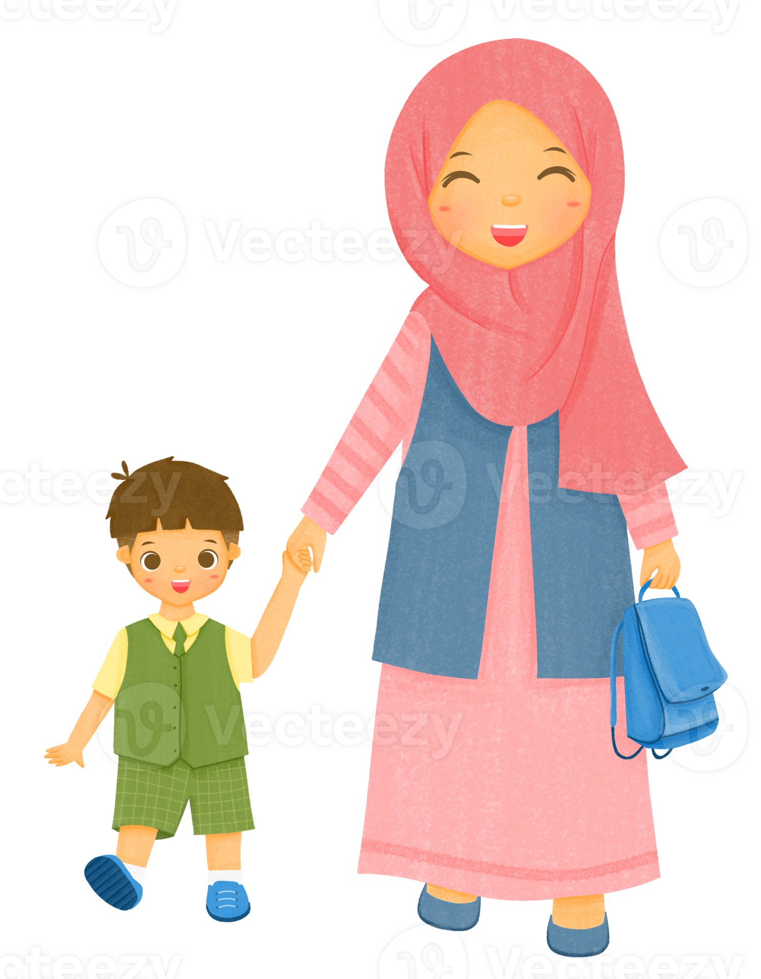 kindergarten-kid-go-to-school-24724206-png