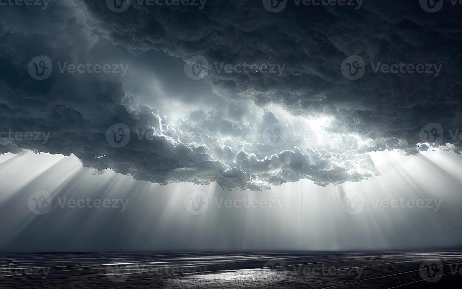 Beautiful weather on 3D Screens. Technology. photo
