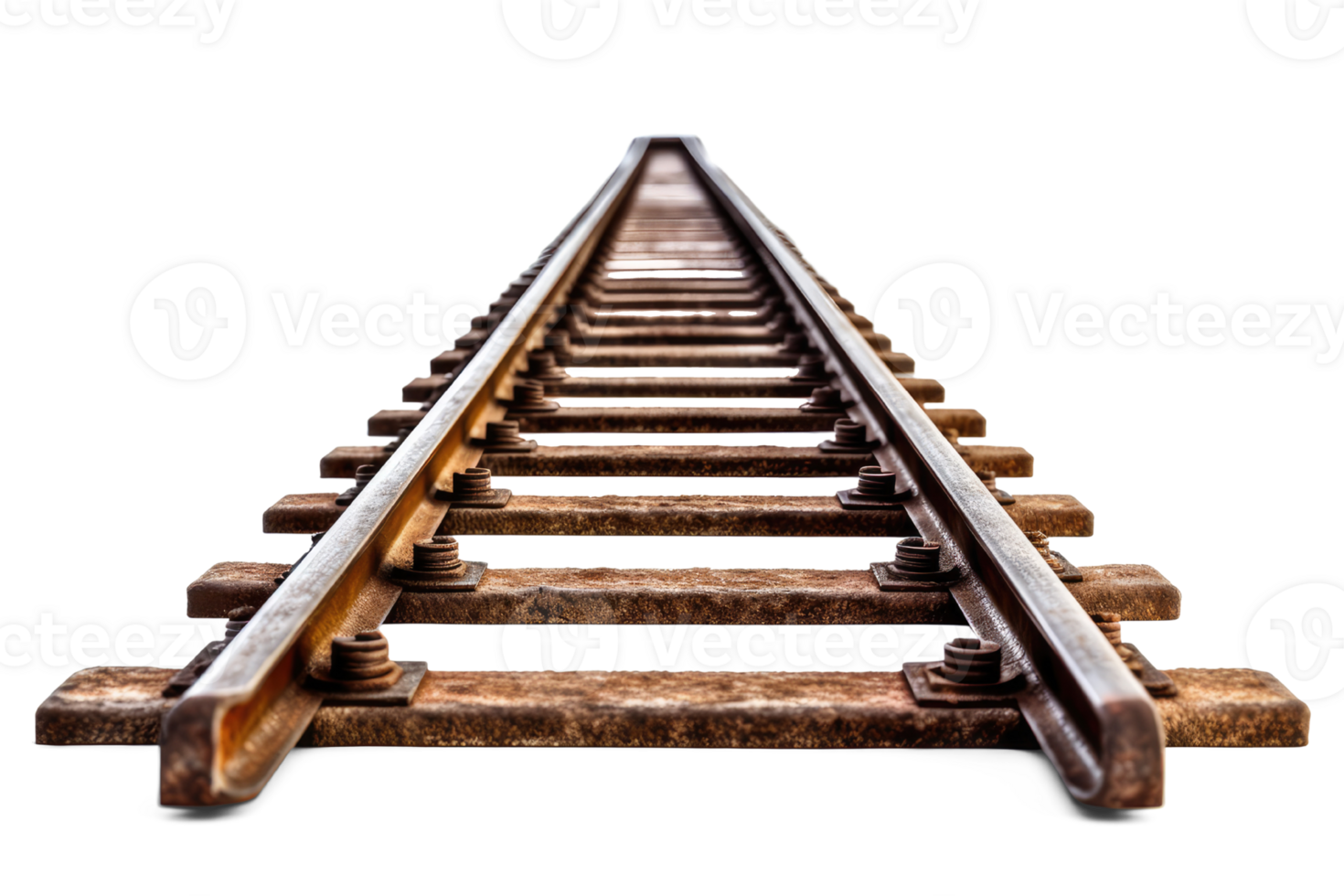Railroad track isolated on transparent background railway track Railroad track isolated on transparent background railway track
