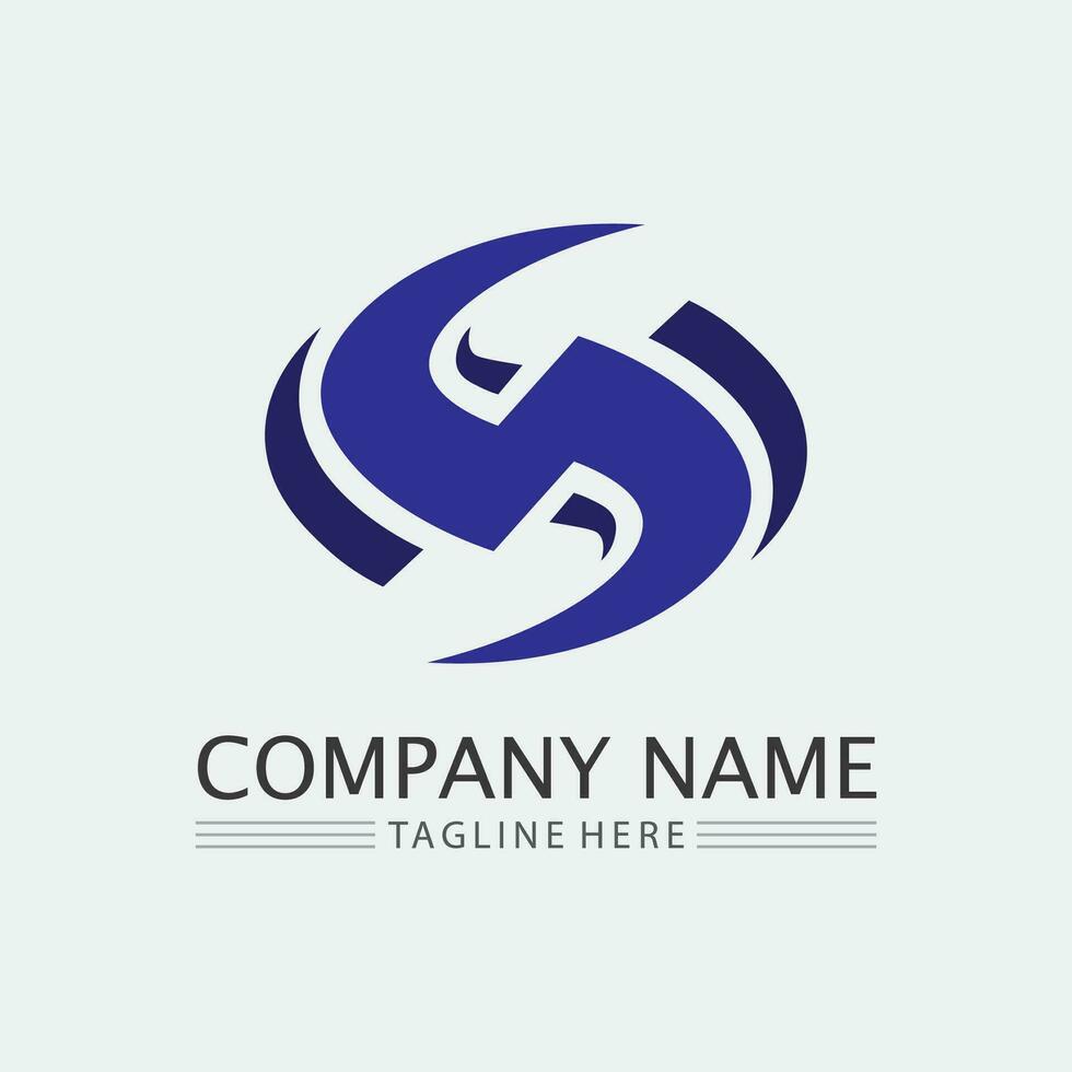 Icono de negocio y gráfico vectorial de diseño de logotipo vector