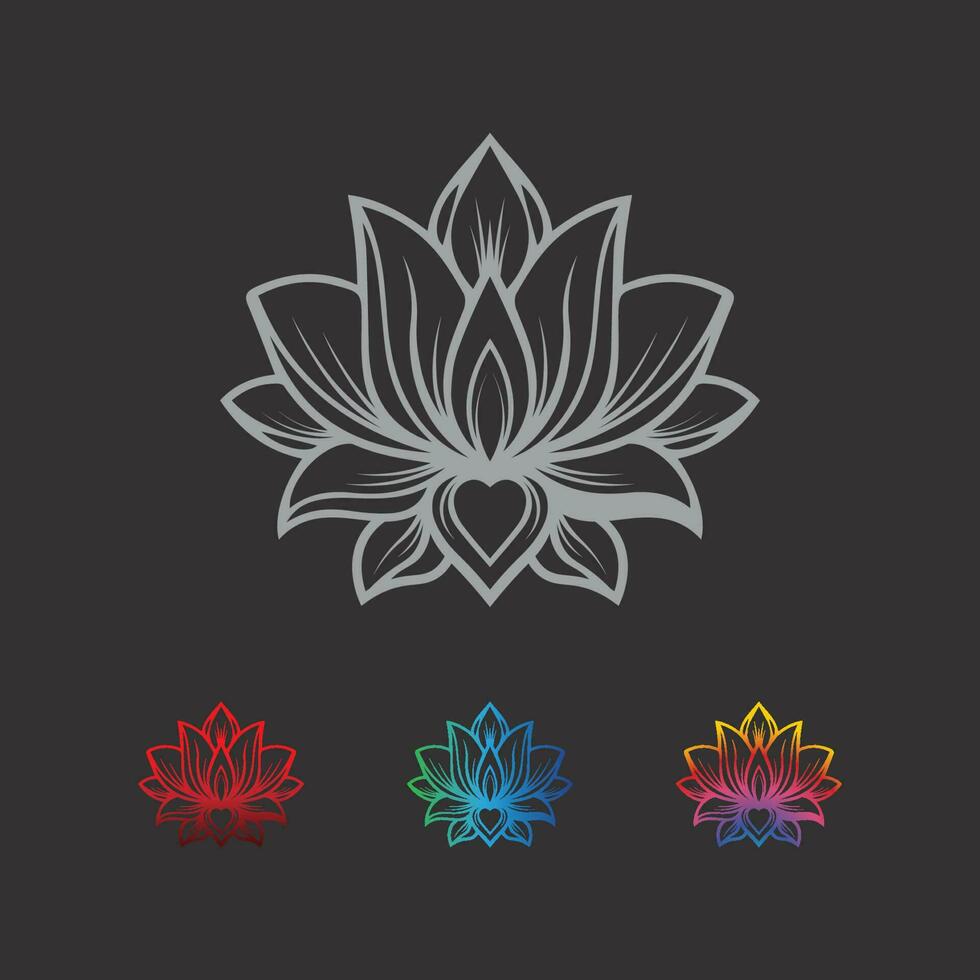 Beauty Vector lotus icon