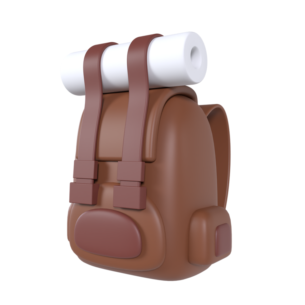 Backpack 3D Icon png