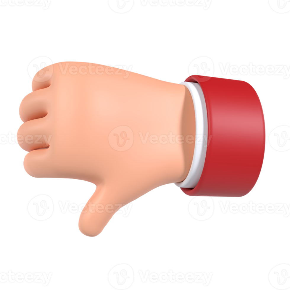 korsade finger hand gest 3d ikon png