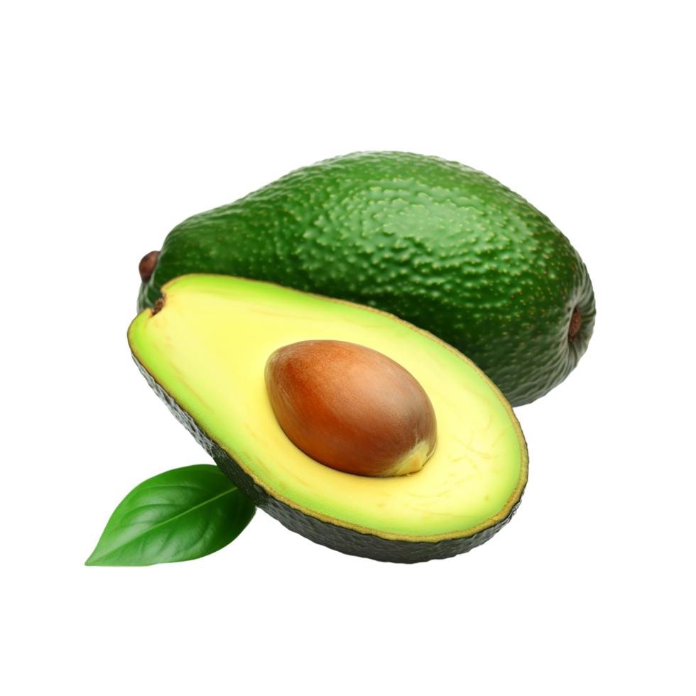 avocado png, avocado fruit met transparant achtergrond ai gegenereerd png