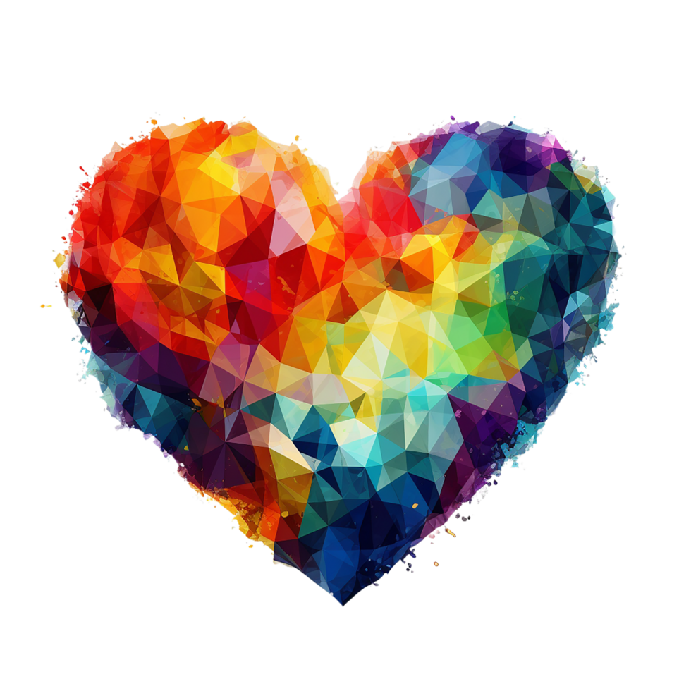 Heart , Heart bold color with transparent background png