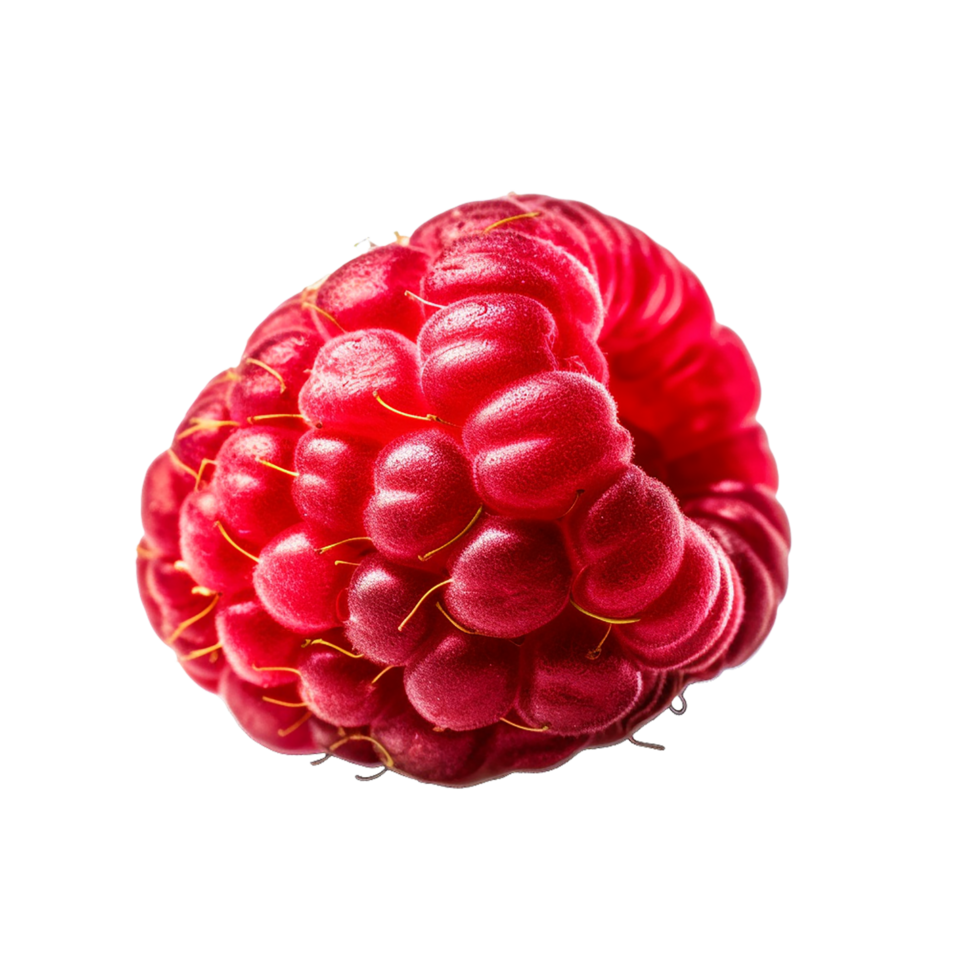 Raspberry , Red raspberry on a transparent background png